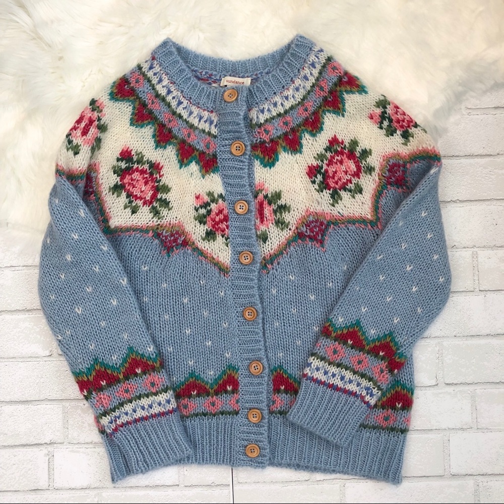 NWT Sundance fair isle sweater